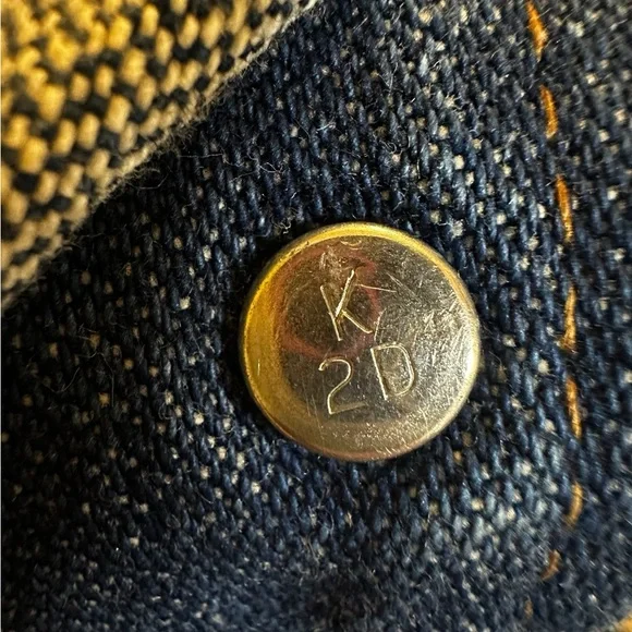 VTG Wrangler Denim Vest No Fault 70s 80s Made In USA Cowboy Western Sz XL - Picture 8 of 12